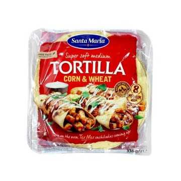 Santa Maria Tortilla Corn&Wheat / Tortillas de Trigo y Maíz x8