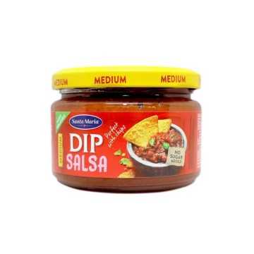 Santa Maria Dip Salsa Medium / Salsa para Dipear Picante Suave250g