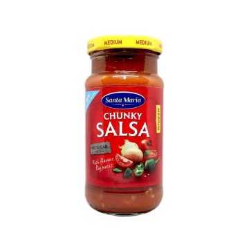 Santa Maria Chunky Salsa Medium / Salsa de Tomate con Trozos 230g