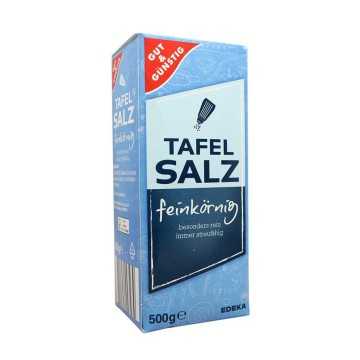 Gut&Günstig Tafelsalz Feinkörnig / Sal de Mesa Fina 500g