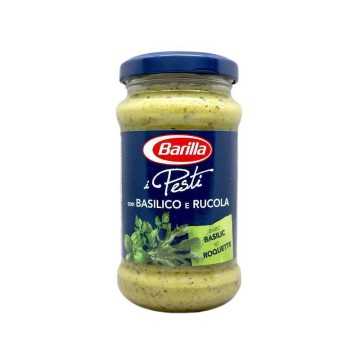 Barilla Pesto con Basilico e Rucola / Pesto con Albahaca y Rúcula 190ml