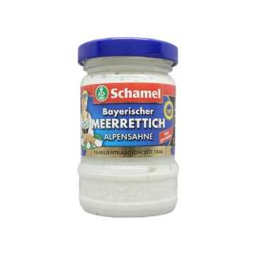 Schamel Bayerischer Meerrettich Alpensahne / Salsa de Rábano Picante con Nata 135g