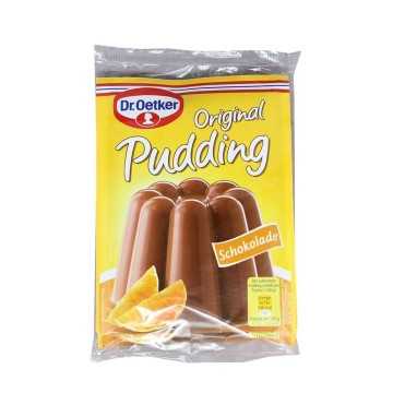 Dr.Oetker Original Puddingpulver Schokolade / Preparado para Puding sabor Chocolate x3