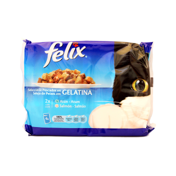 Felix Vis / Comida para Gatos de Salmón y Atún 4x100g