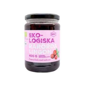 Favorit Ekologiska Rarörda Lingon / Mermelada de Grosella Ecológica 400g