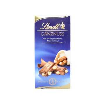 Lindt Schoko Ganznuss-Tafel / Chocolate con Avellanas 100g