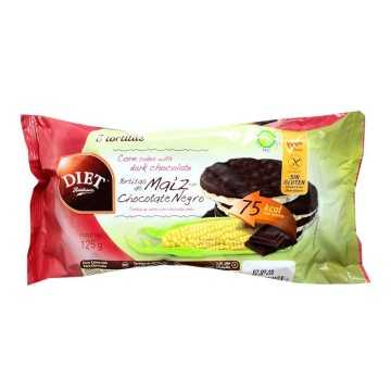 Diet Rádisson Tortitas de Maíz Chocolate Negro 125g/ Dark Chocolate Corn Cakes