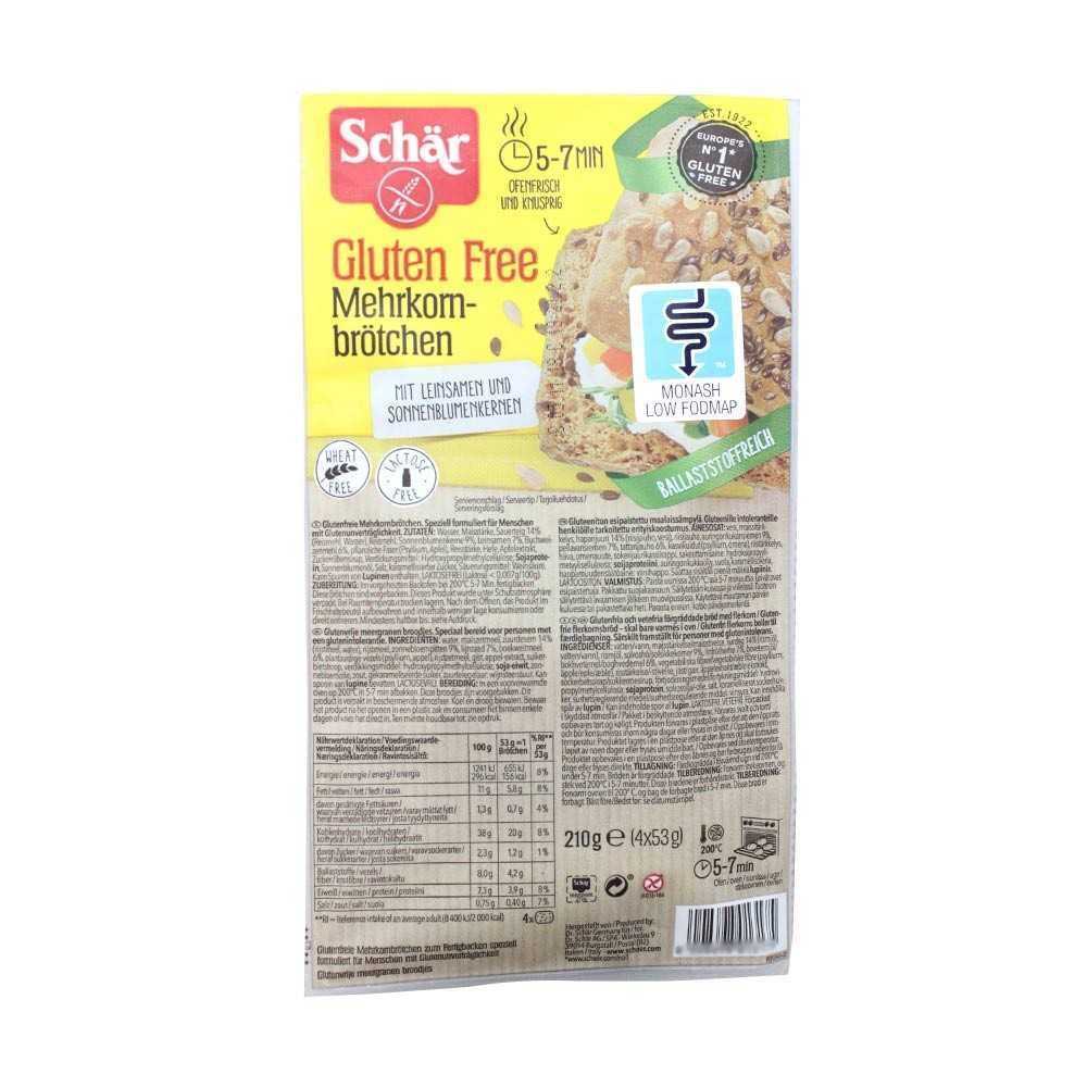 Schär Mehrkornbrötchen Glutenfrei 210g/ Gluten Free Bread