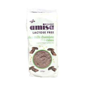 Amisa Tortitas Arroz con Chocolate con Leche Sin Gluten 100g