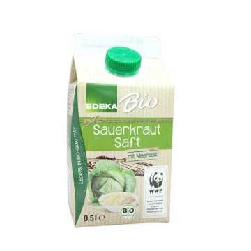 Edeka Bio Sauerkraut Saft / Zumo de Chucrut Bio 0,5L