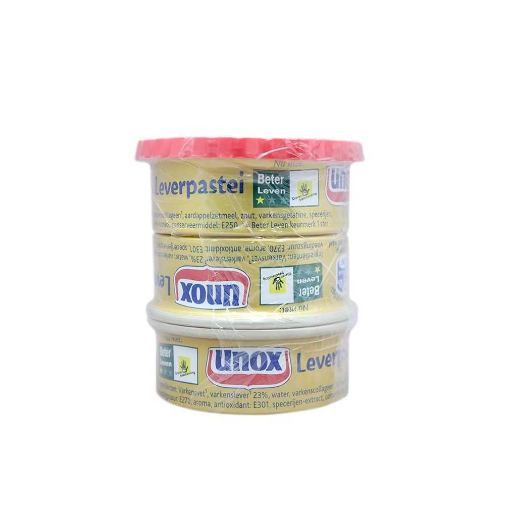 Unox Leverpastei x3 / Paté de Hígado 168g