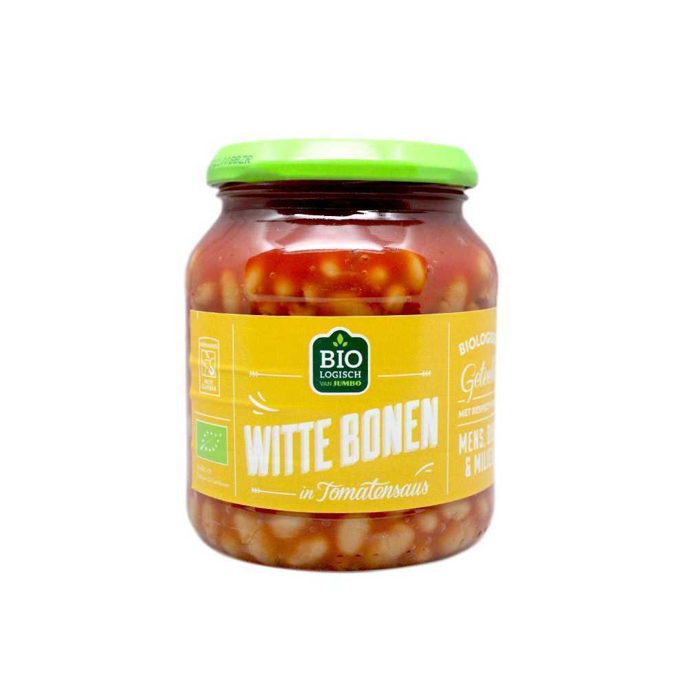 Biologisch Witte Bonen in Tomatensaus / Judías Blancas en Salsa Tomate Bio 360g