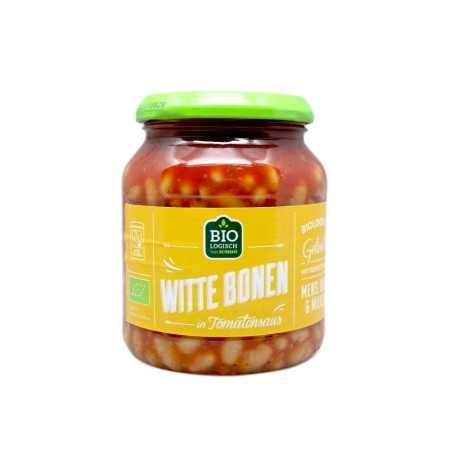 Biologisch Witte Bonen in Tomatensaus / Judías Blancas en Salsa Tomate Bio 360g