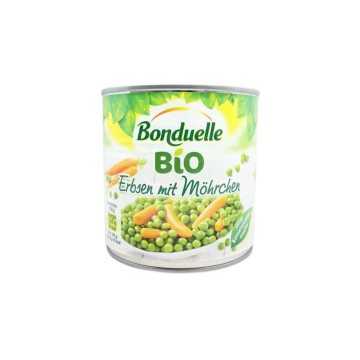 Bonduelle Bio Erbsen mit Mörchen 425g/ Peas and Carrots