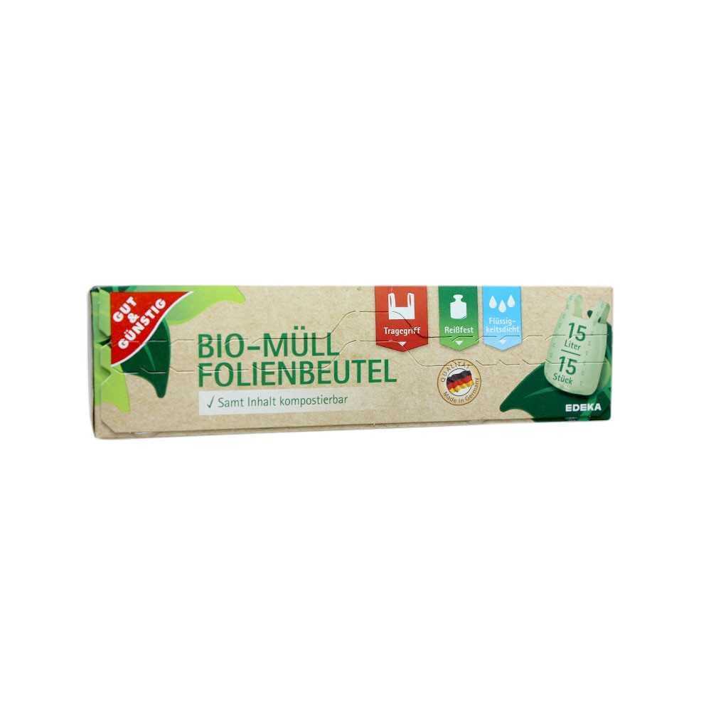 Gut&Günstig Bio-Müll Folienbeutel / Bolsas de Papel Bio x15