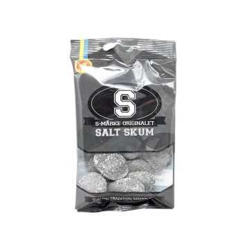 Candy People S-Märke Salt Skum / Salted Liquorice 70g