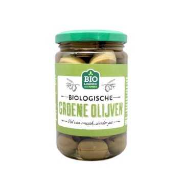 Biologisch Groene Olijven 300g/ Green Olives