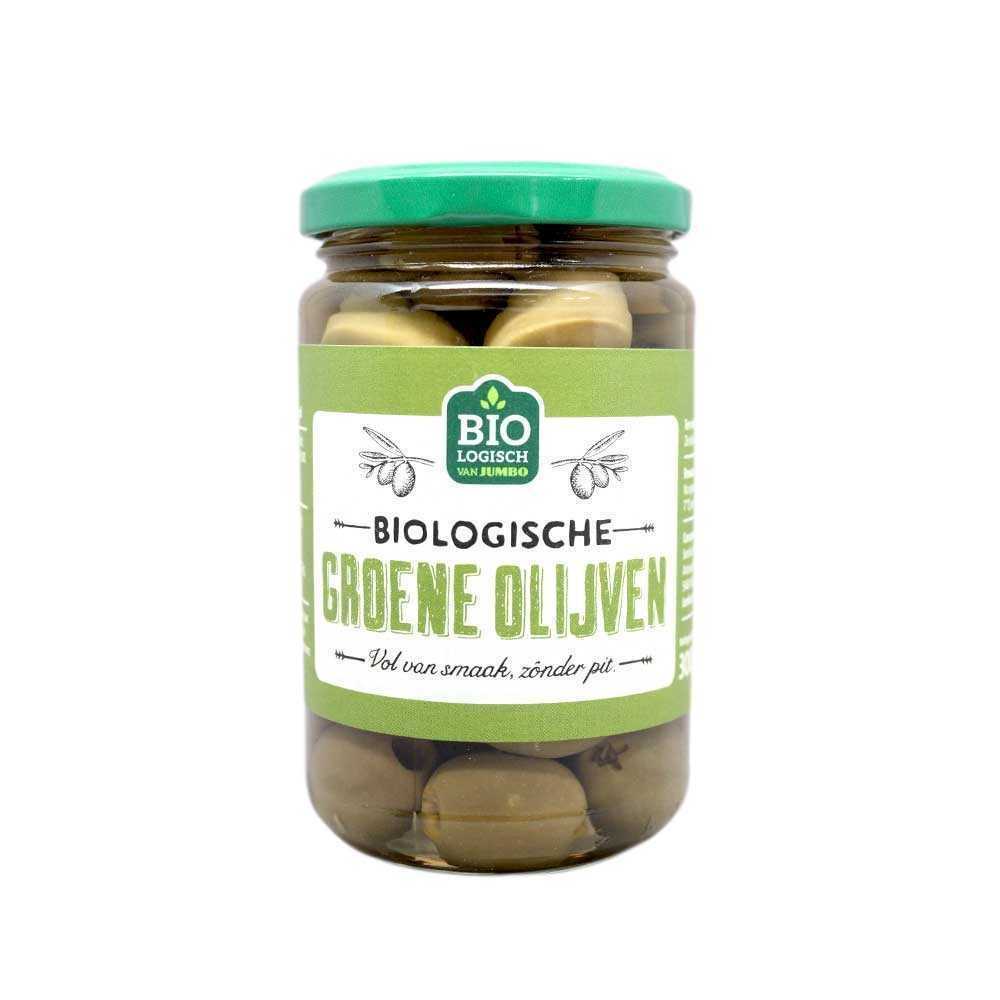 Biologisch Groene Olijven / Aceitunas Verdes Bio 300g